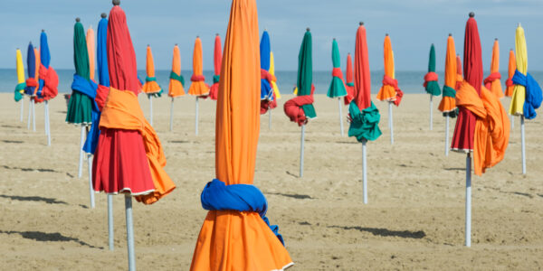 Deauville,Beach,In,Normandy,,France. Deauville,Beach,In,Normandy,,France.